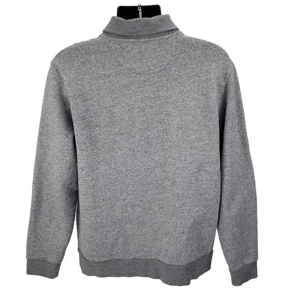 UNTUCKit Men’s Sweater XL Heather Gray Cowl Neck Pullover Casual Cotton Comfort - Picture 3 of 7